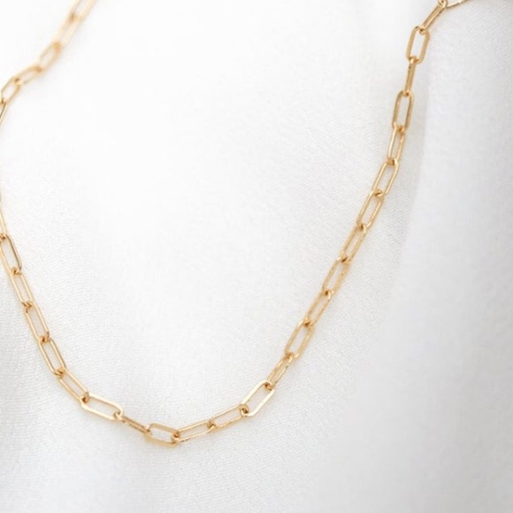 🖇Insta necklace paperclip chain choker necklace - Picture 3 of 3